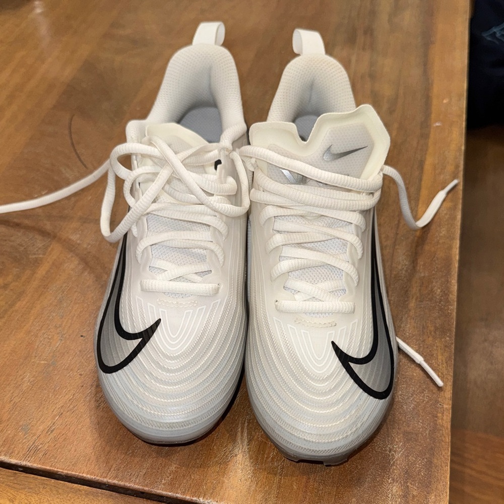 Nike White and Black Sports cleats